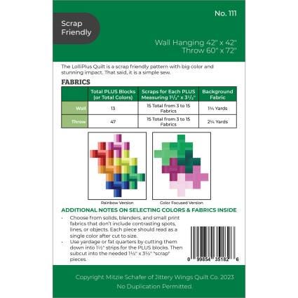 Lolliplus Quilt Pattern By Jittery Wings