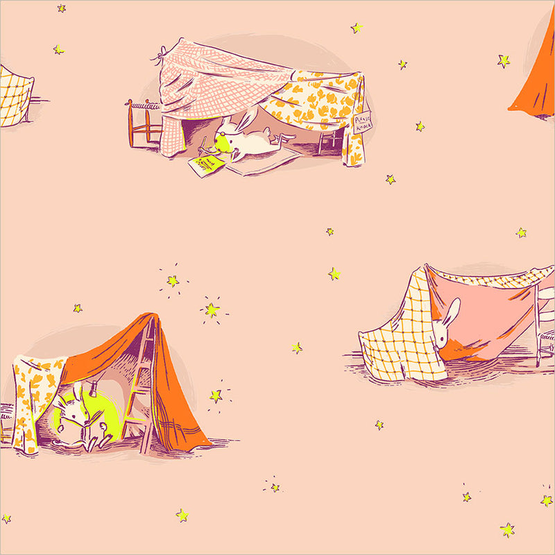 Preorder - Windham - Heather Ross - Heather Ross Favorites - Quilt Tent - 53242D-3 Blush - Ships June 2026