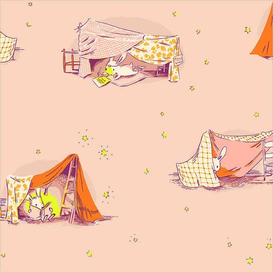 Windham - Heather Ross - Heather Ross Favorites - Quilt Tent - 53242D-3 Blush - Ships June 2026