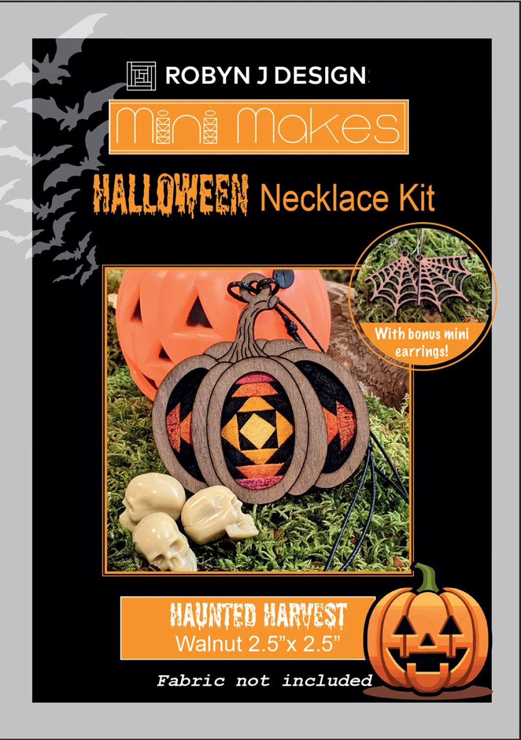Haunted Harvest Walnut Necklace Kit By Robyn J Designs