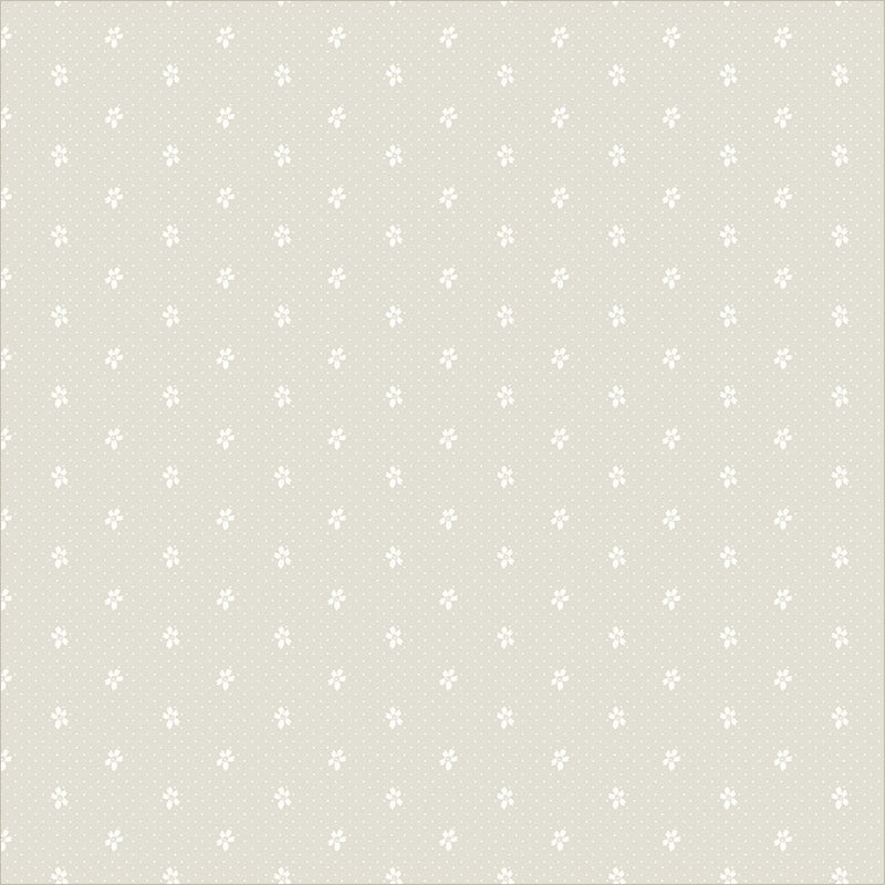 Preorder - Windham - Whistler Studios - Sweet Cream - Pin Dots Ditsy Flowers - 54606A-1 Cream on Cream - Ships July 2026