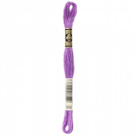 DMC Six Strand Embroidery Floss - 550 - 552 - 553 - 554