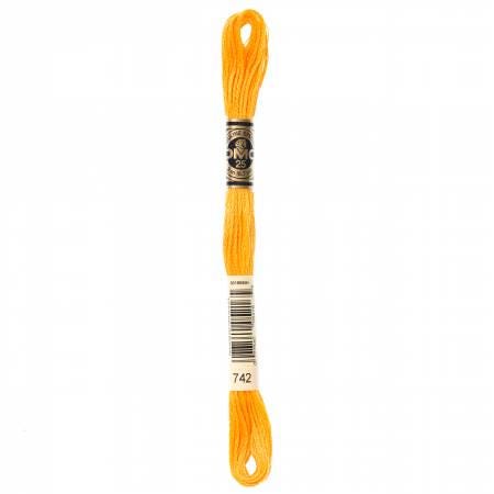 DMC Six Strand Embroidery Floss - 740 - 741 - 742 - 743 - 744 - 745 - 746