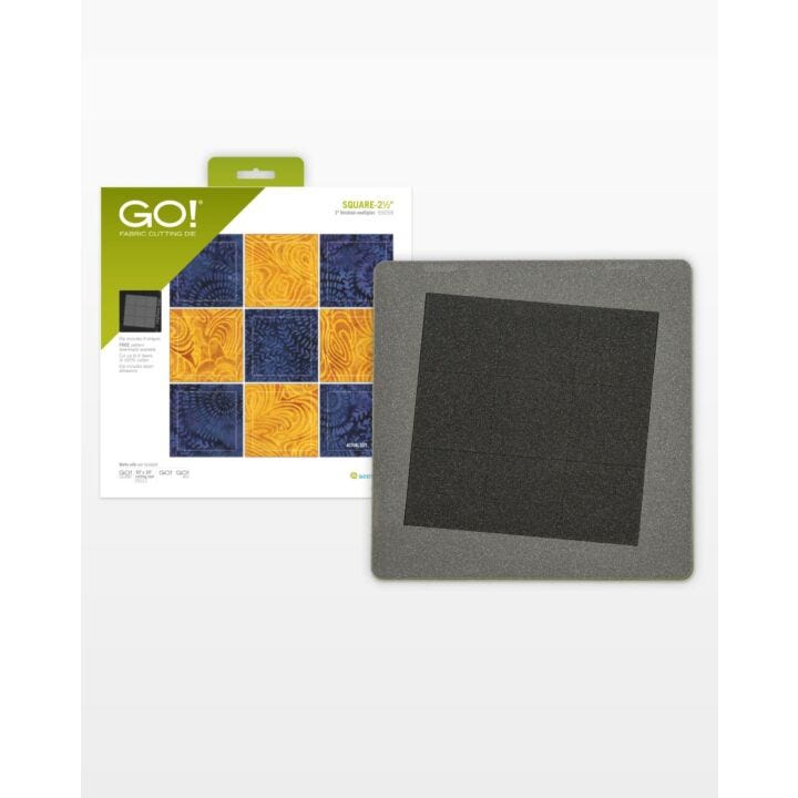 Accuquilt GO! Square-2 1/2" (2" Finished) Multiples Die - 55059