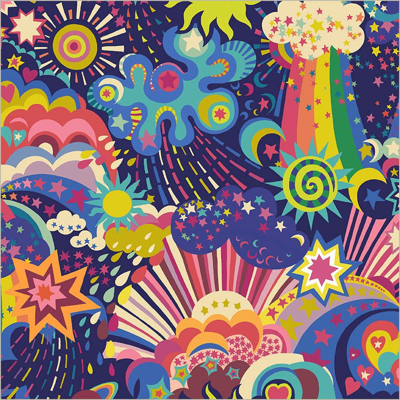 PREORDER - Windham - Sally Kelly - Cosmos - Galaxy Sun Rainbow Clouds - 55148D-1 Deep Space - Ships November 2026