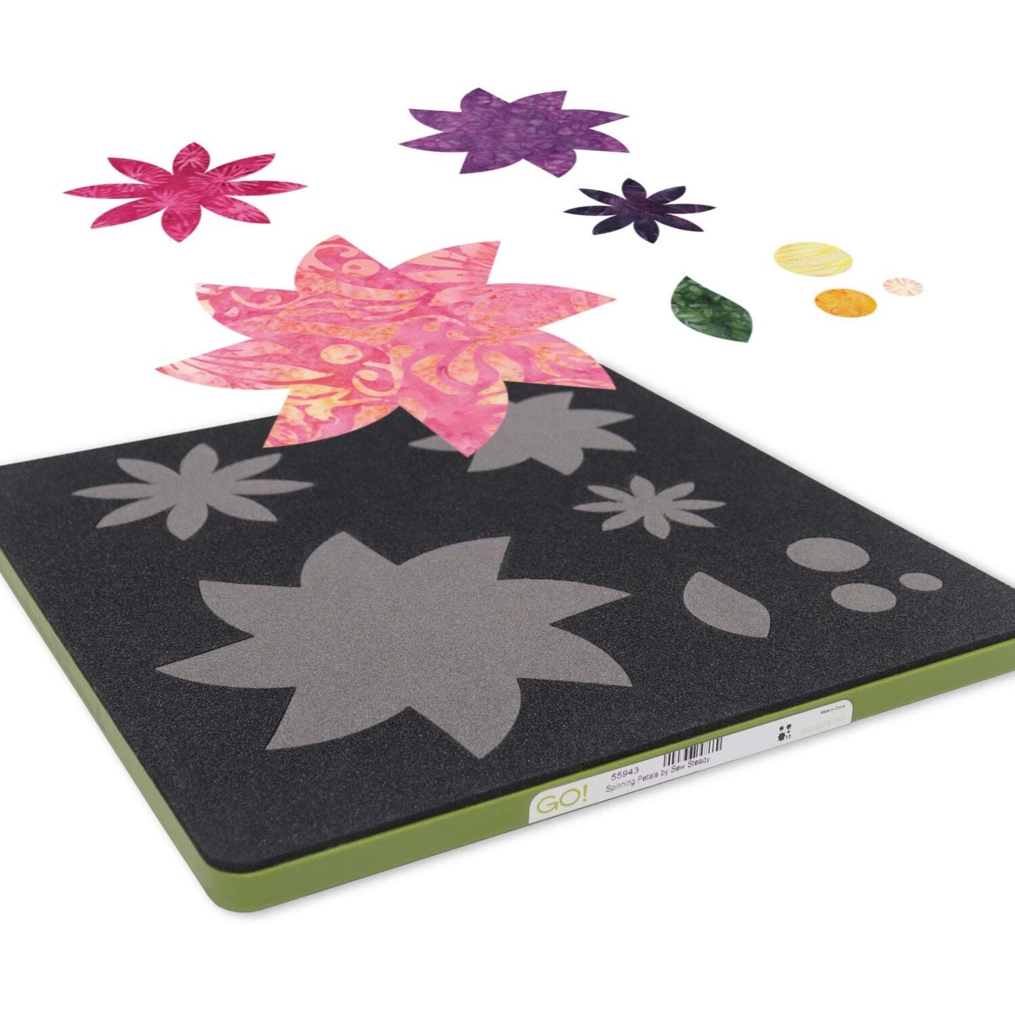 Accuquilt GO! Spinning Petals Die by Sew Steady - 55943