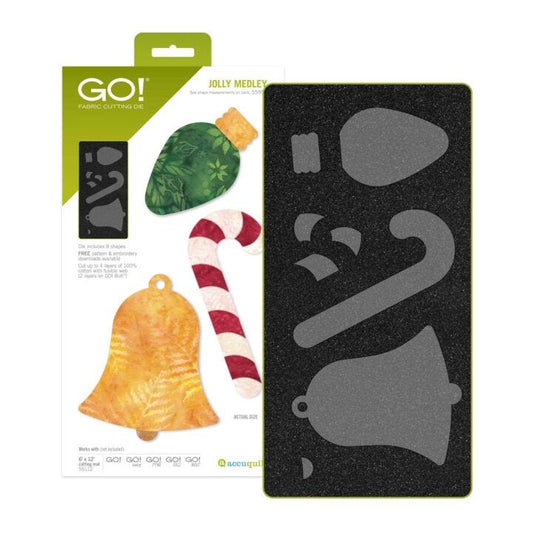 Accuquilt GO! Jolly Medley Die - 55959