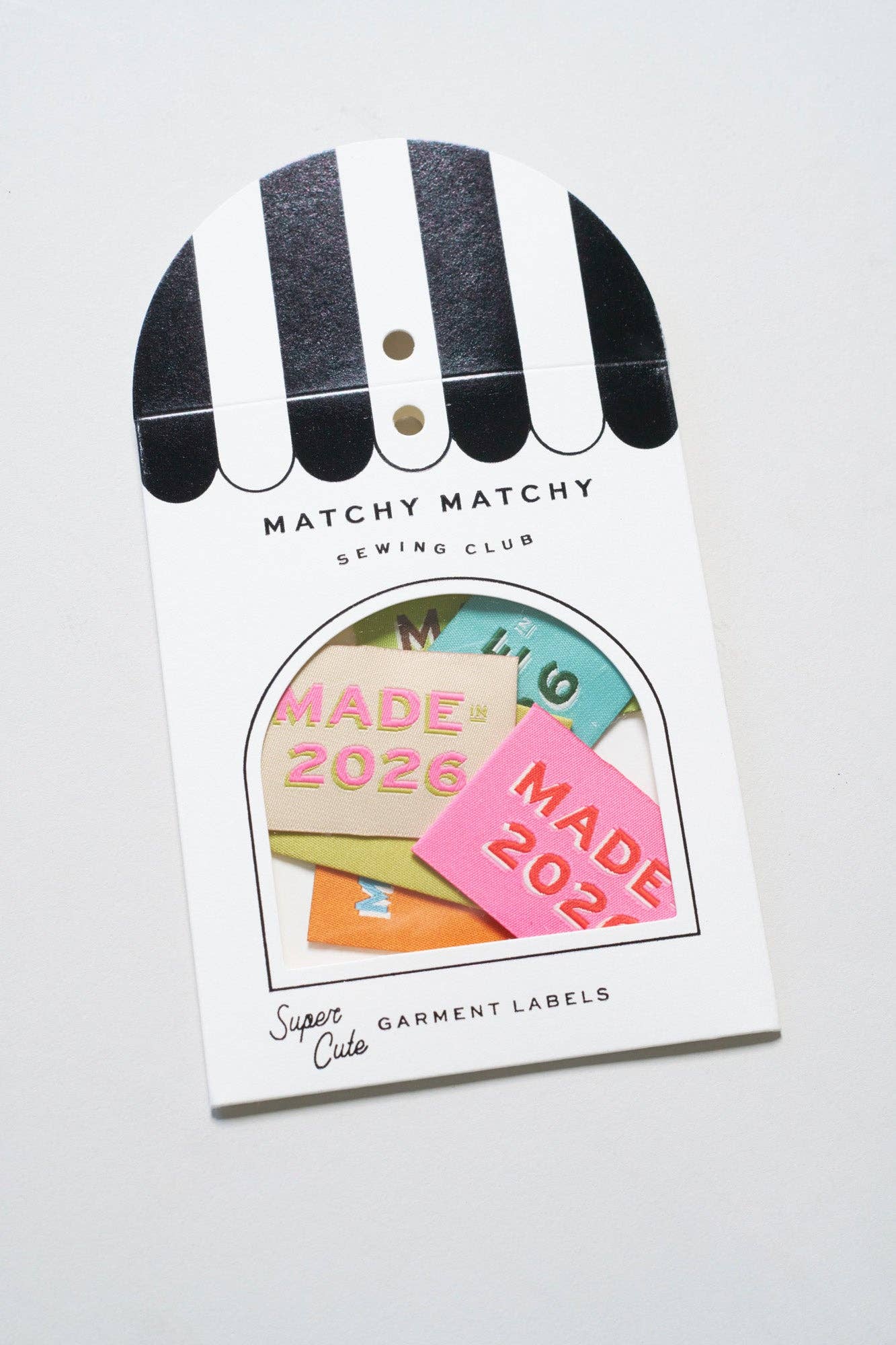 Matchy Matchy Sewing Club - 2026 Large Garment Labels