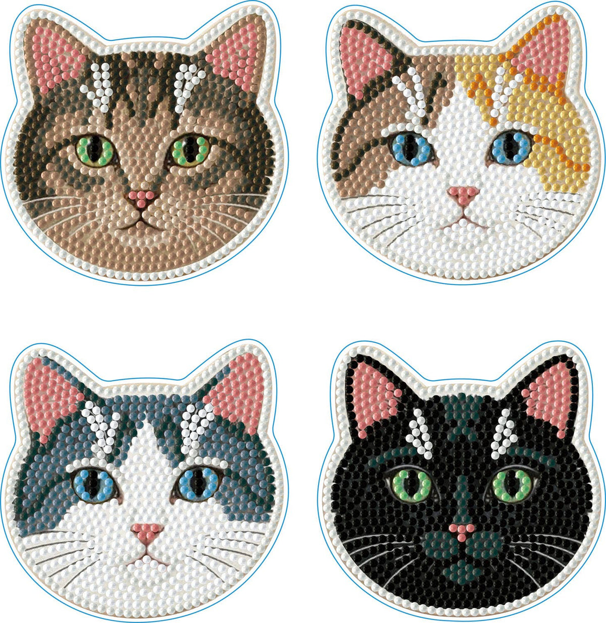 Diamond Dotz - Coasters Kit - Cats
