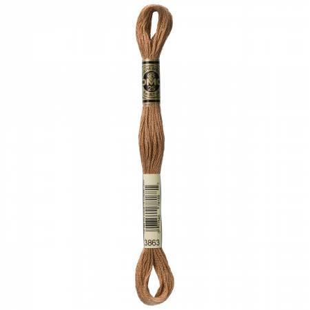 DMC Six Strand Embroidery Floss - 3857 - 3858 - 3859 - 3860 - 3861 - 3862 - 3863 - 3864 - 3865 - 3866
