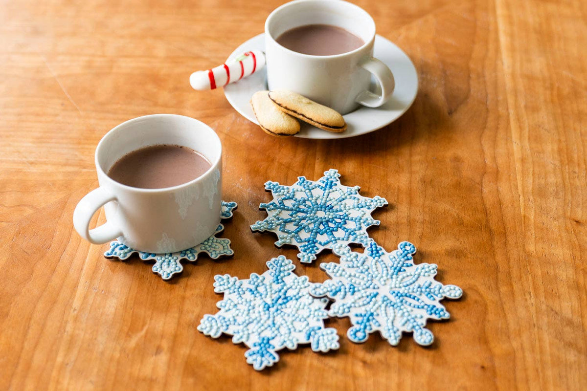 Diamond Dotz - Coasters Kit - Snowflakes