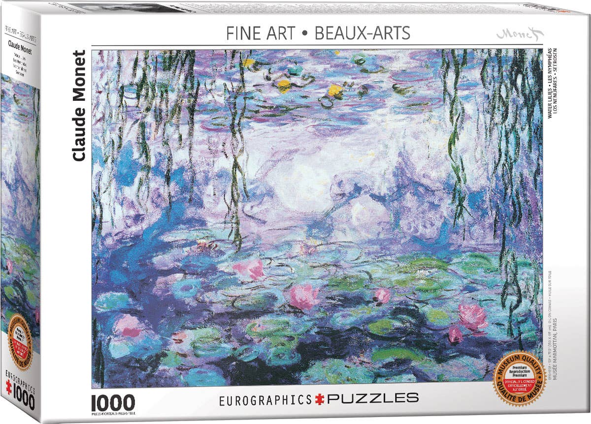 Eurographics Puzzles USA - Water Lilies Puzzle