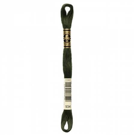 DMC Six Strand Embroidery Floss - 934 - 935 - 936 - 937 - 938 - 939 - 943