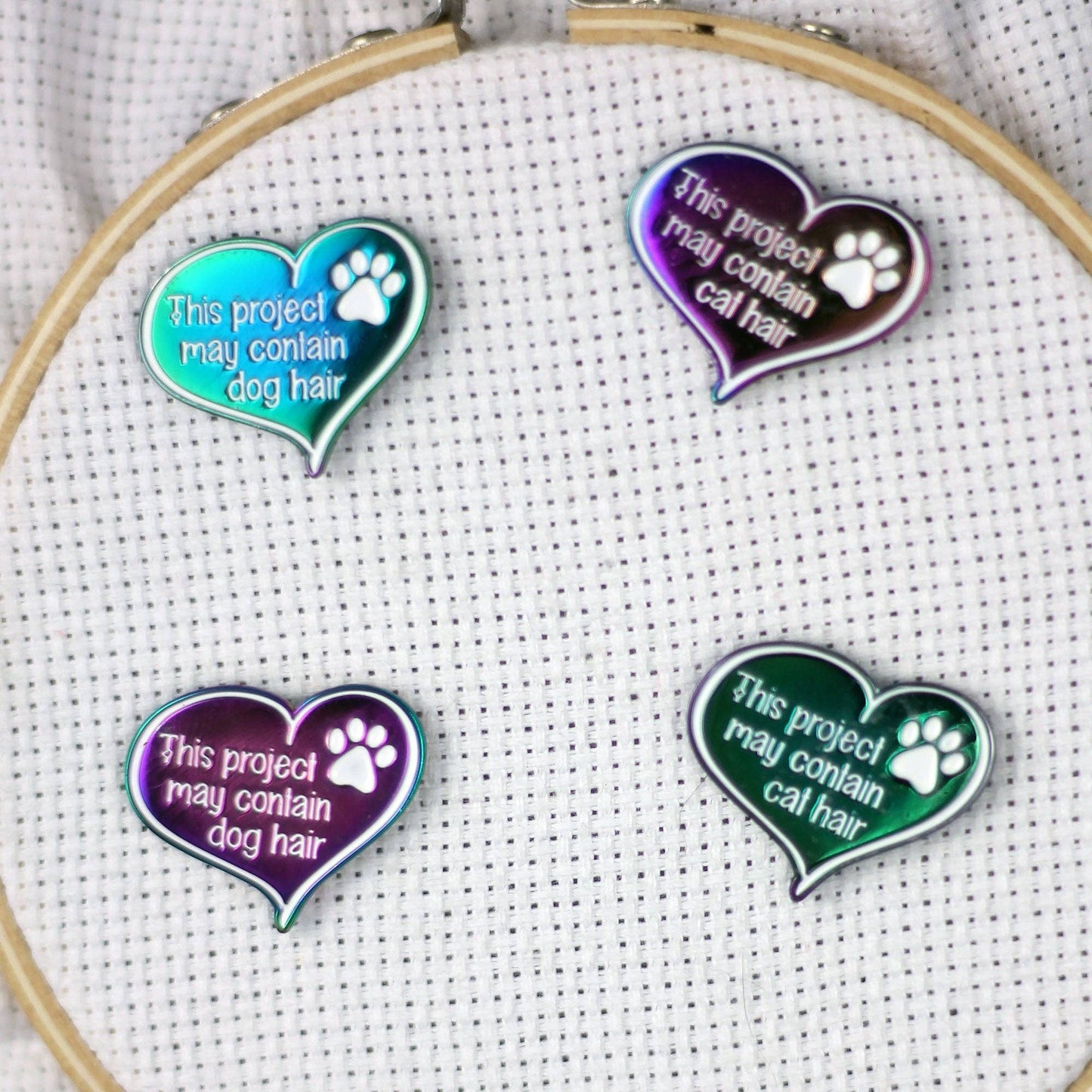 Snarky Crafter This Project May Contain Cat Hair Needle Minder - 1 Needle Minder