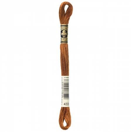 DMC Six Strand Embroidery Floss - 420 - 422 - 433 - 434 - 435 - 436 - 437 - 444 - 445
