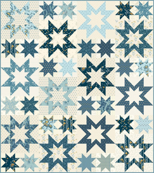 Sawtooth Star Quilt Pattern By Laundry Basket Quilts