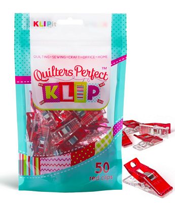 Quilter's Perfect KLIP Fabric Sewing Clips - Choose Color/Amount!