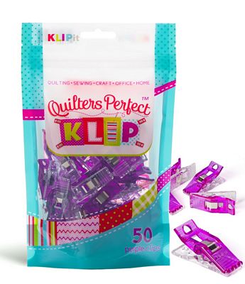 Quilter's Perfect KLIP Fabric Sewing Clips - Choose Color/Amount!