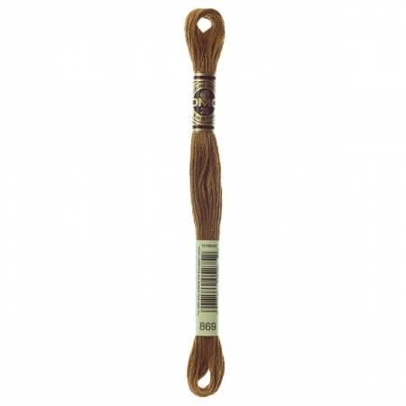 DMC Six Strand Embroidery Floss - 838 - 839 - 840 - 841 - 842 - 844 - 869 - 890