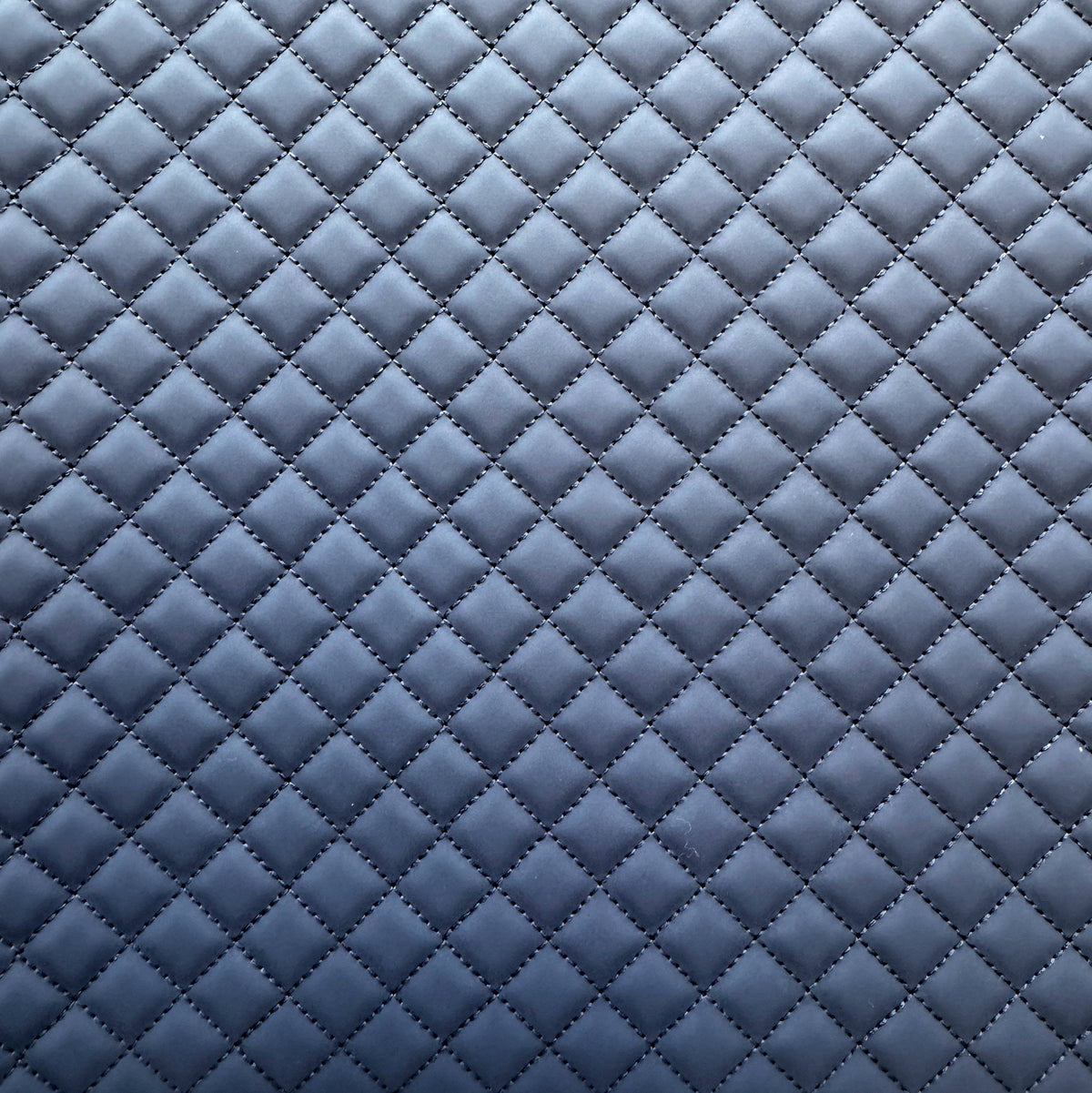 Sew Hungry Hippie - Navy Blue Quilted Vinyl Fabric for Bag Making