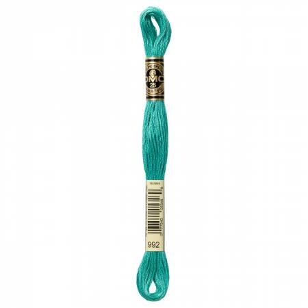DMC Six Strand Embroidery Floss - 986 - 987 - 988 - 989 - 991 - 992 - 993 - 995 - 996