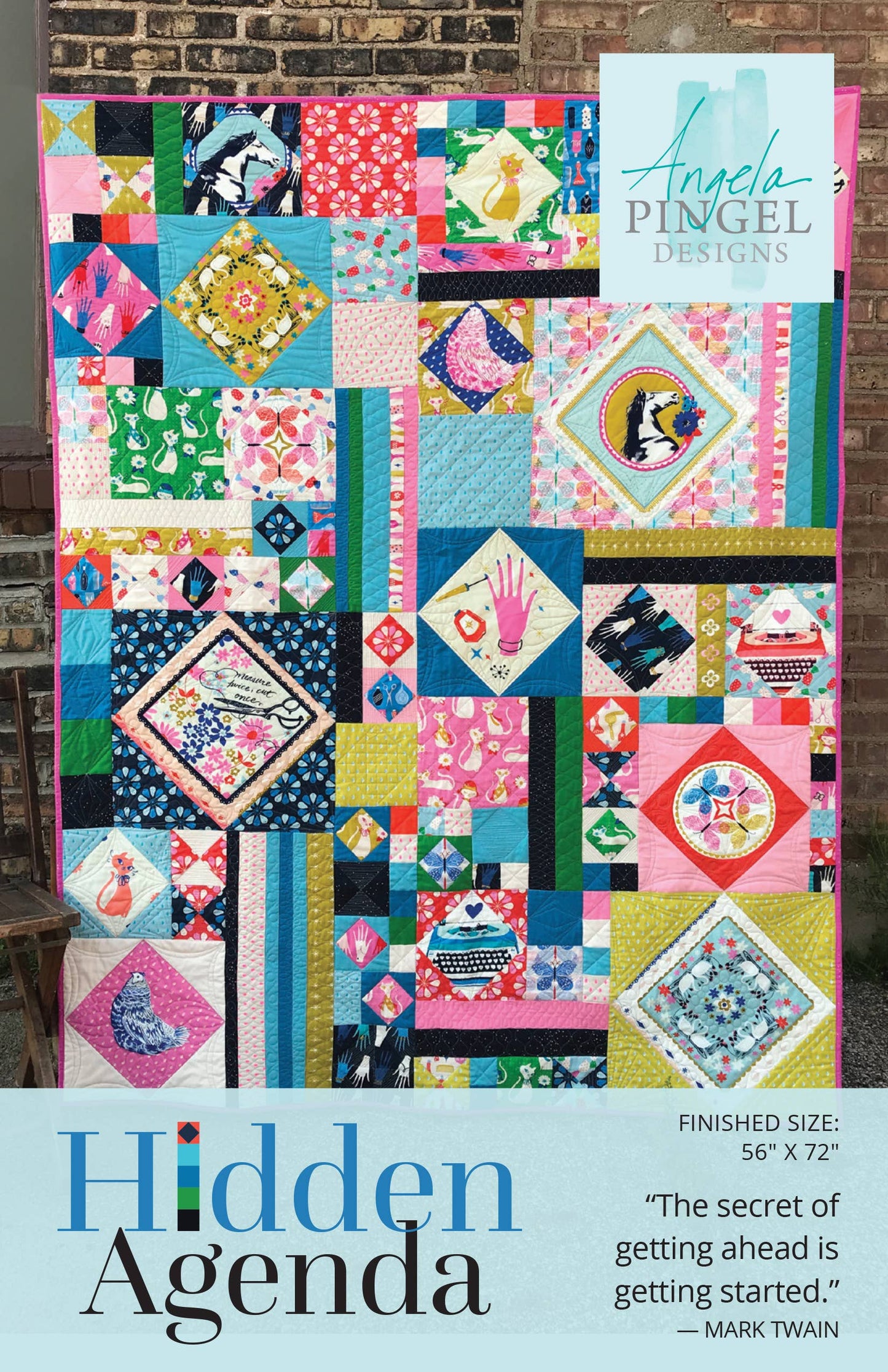 Hidden Agenda Quilt Pattern By Angela Pingel
