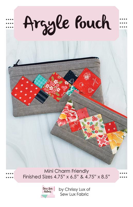Argyle Pouch Pattern By Sew Lux