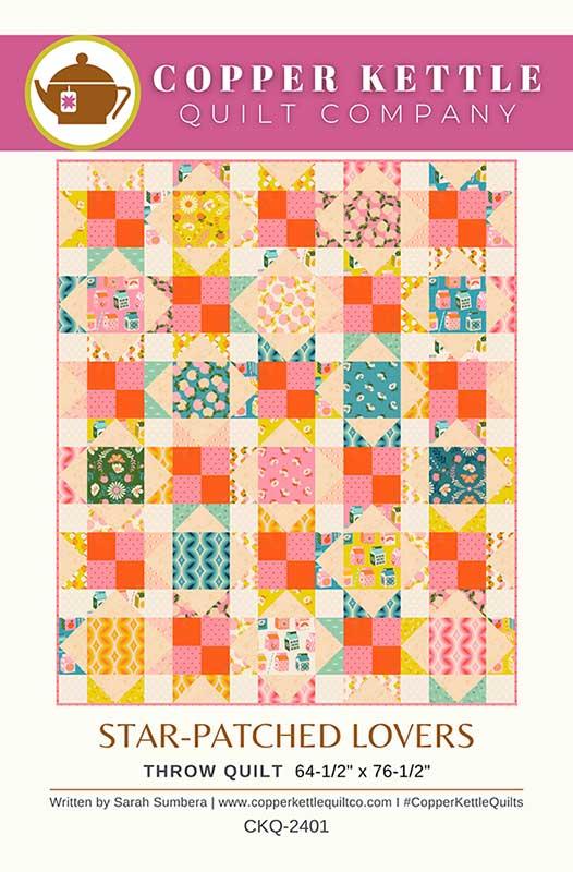 Star Patched Lovers Quilt Pattern By Copper Kettle