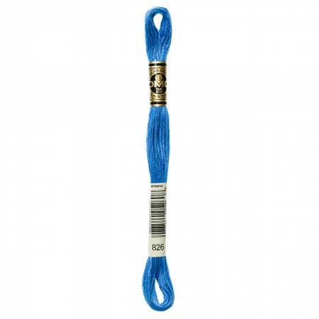 DMC Six Strand Embroidery Floss - 820 - 822 - 823 - 824 - 825 - 826 - 827 - 828