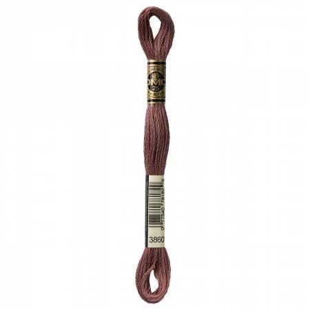 DMC Six Strand Embroidery Floss - 3857 - 3858 - 3859 - 3860 - 3861 - 3862 - 3863 - 3864 - 3865 - 3866