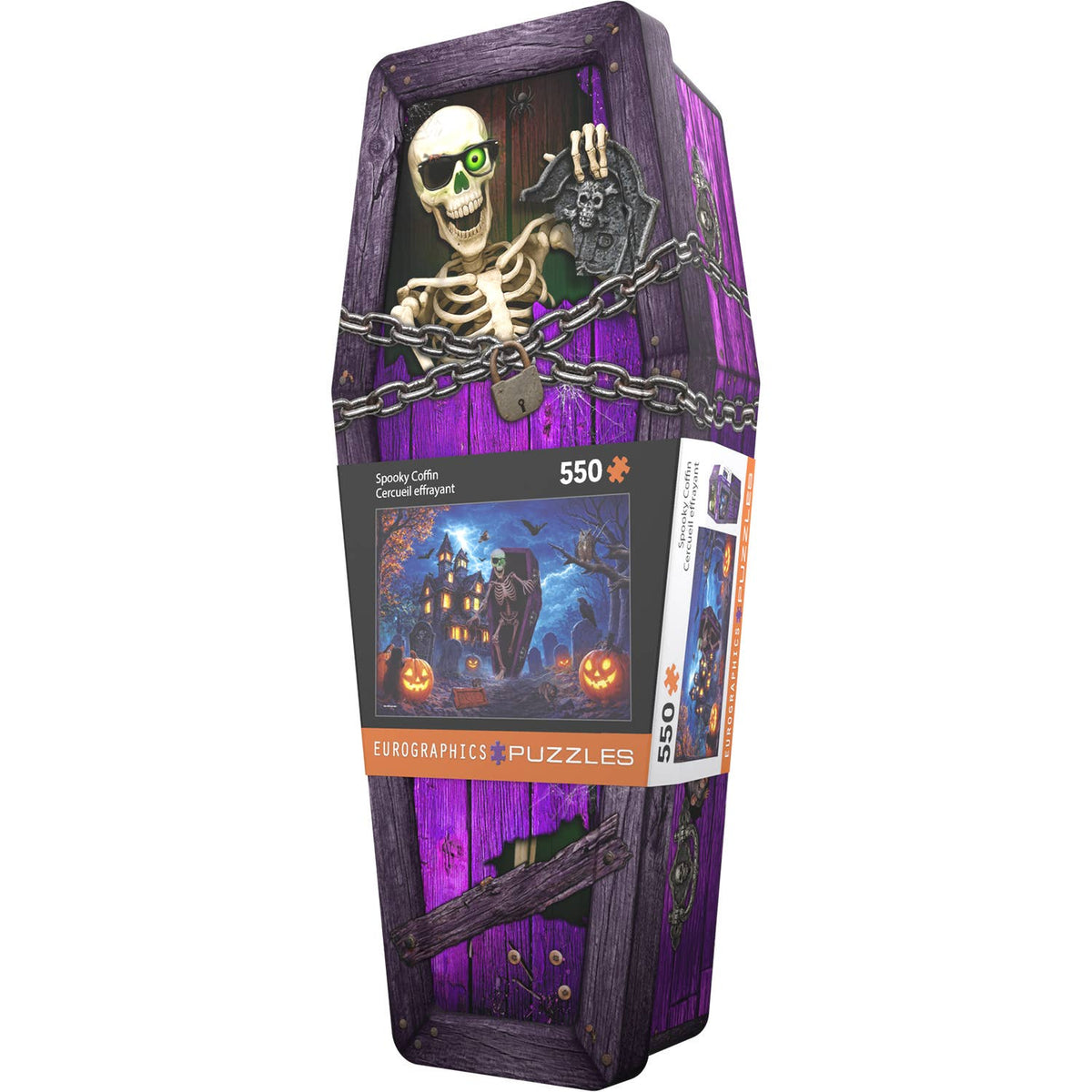 Eurographics Puzzles USA - Spooky Coffin - Puzzle Tin