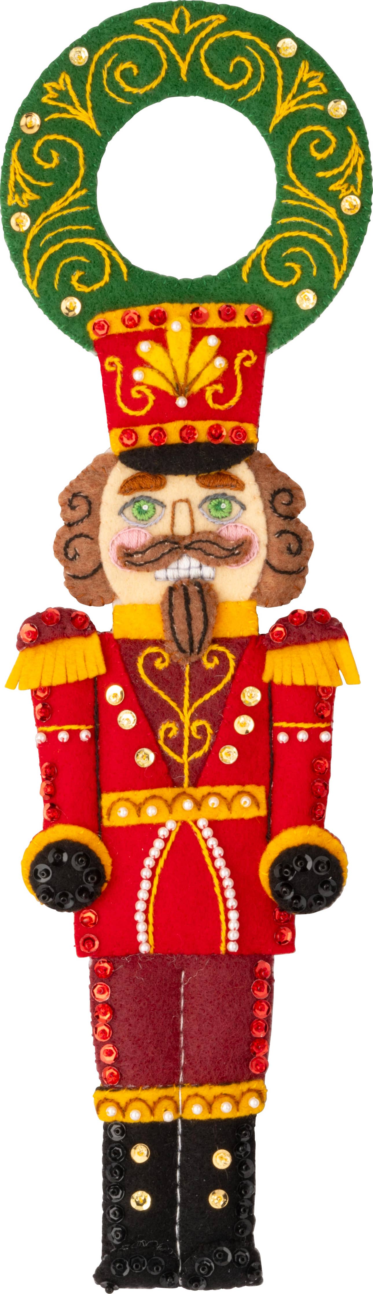 Bucilla ® Felt Home Decor Kit - Christmas Nutcracker Duo Door Hangers