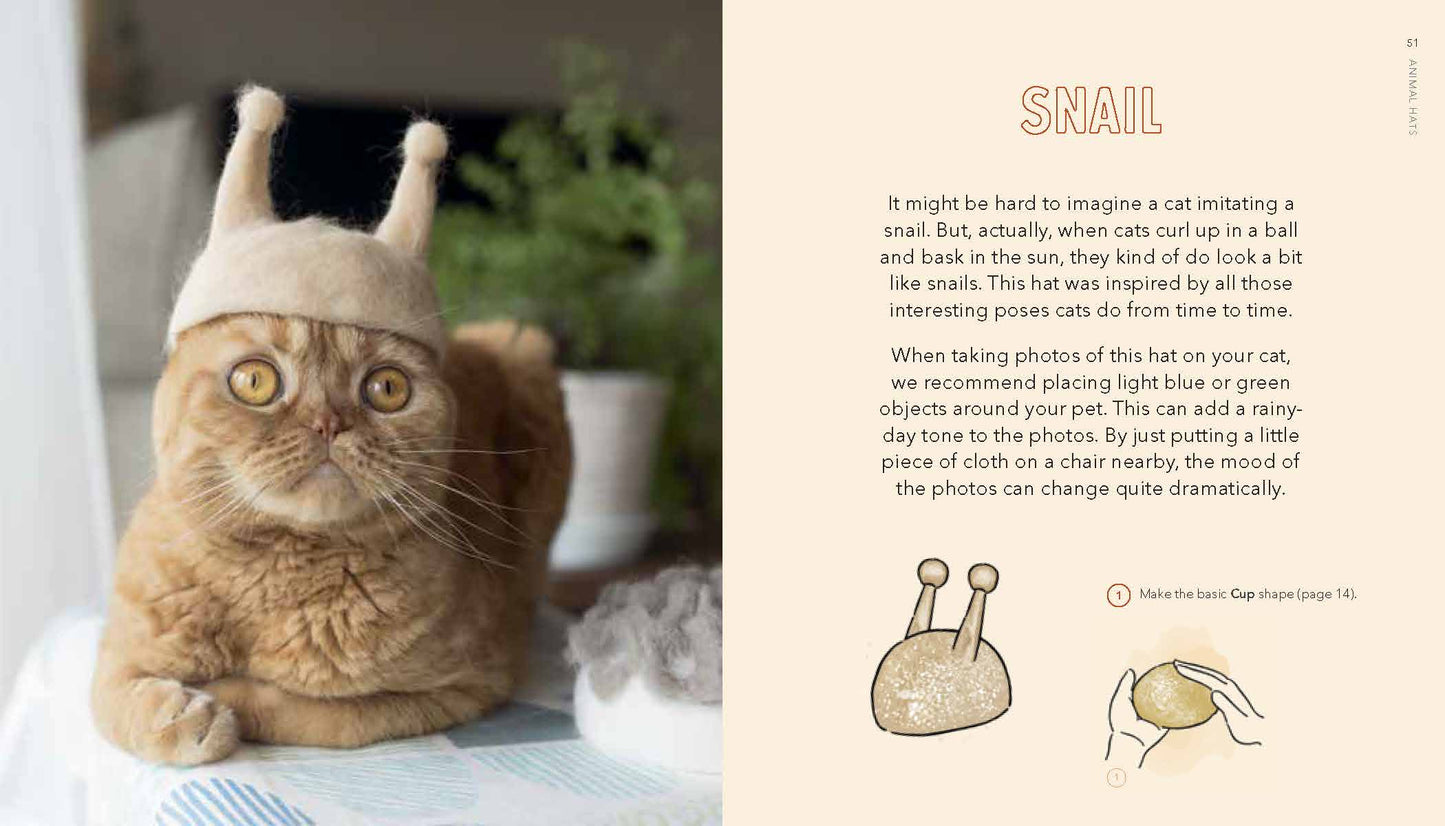 Cat-Hair Hats For Cats Book By Rojiman and Umatan