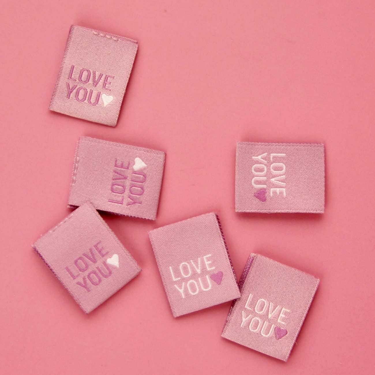 Kati Cupcake - Love You Pink - Designer Woven Labels     