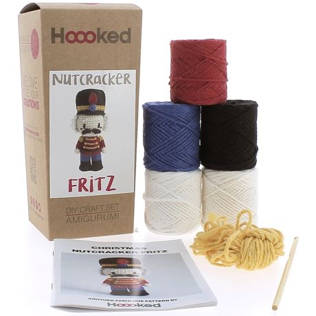 Hoooked - Amigurumi Crochet Kit - Fritz the Nutcracker
