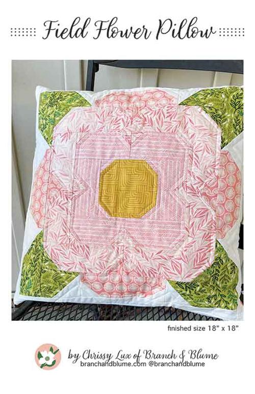 Field Flower Pillow Pattern By Branch and Blume