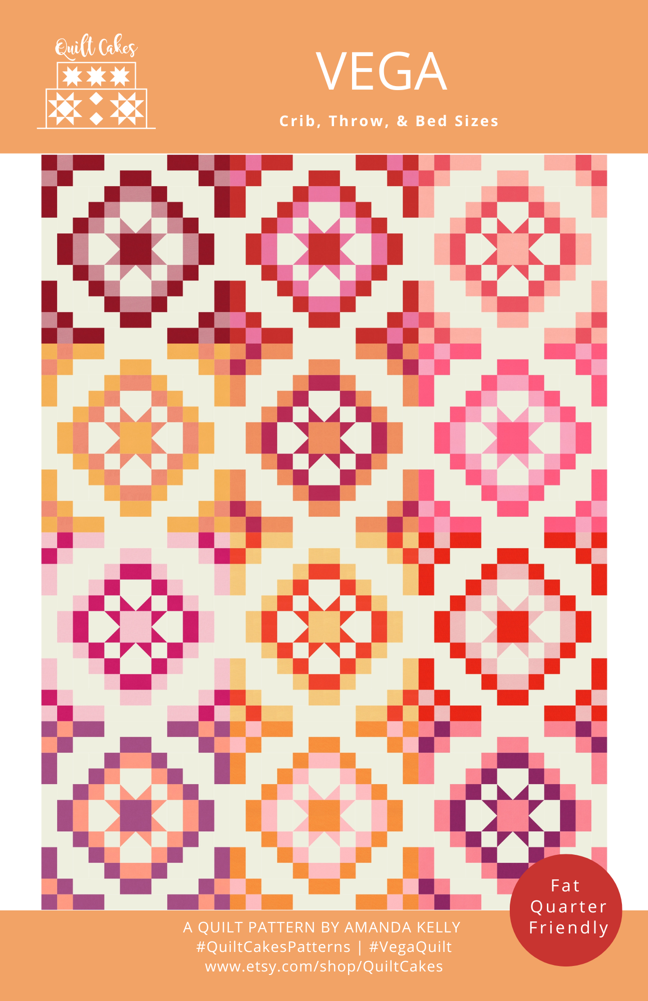 Vega Quilt Pattern By QuiltCakes
