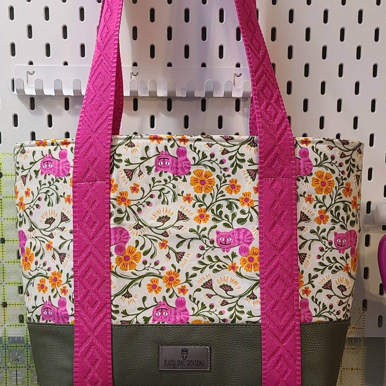 Sew Hungry Hippie Fuchsia Pink Jacquard Webbing 1.5" Woven Strap - By the Yard