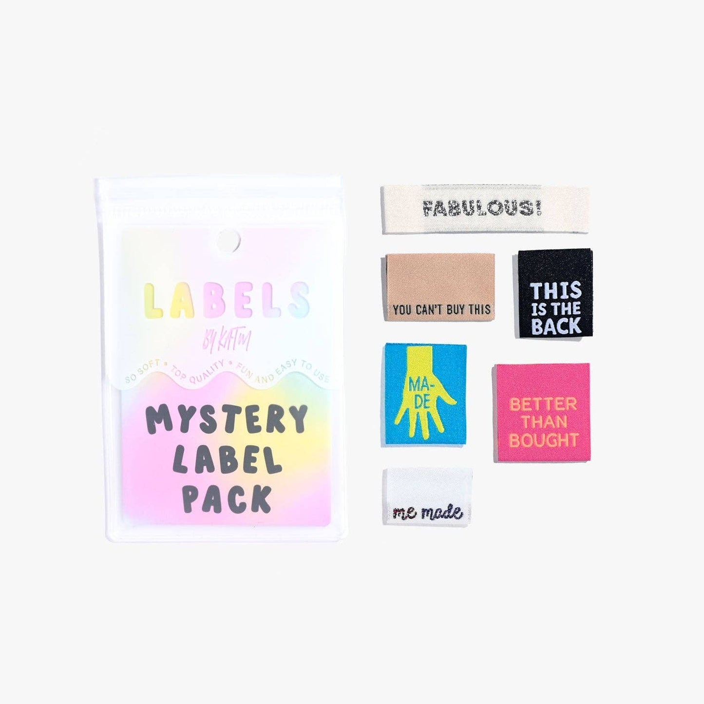 Mystery Woven Label Packs | Case of 6 Units