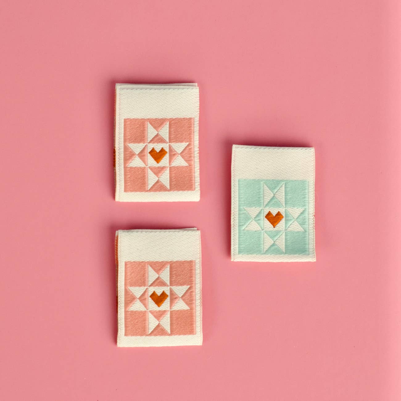Kati Cupcake Heart Star Block - Sew in Labels