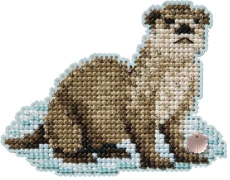 Mill Hill Counted Cross Stitch Kit - Otter