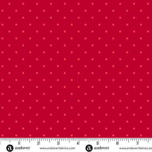 Andover - Simply Spot - Crimson - A-10237-R1
