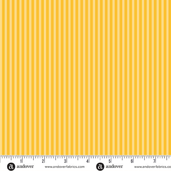 Andover - Simply Stripe - Daffodil - A-10238-Y1
