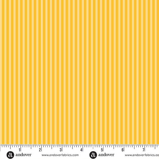 Andover - Simply Stripe - Daffodil - A-10238-Y1