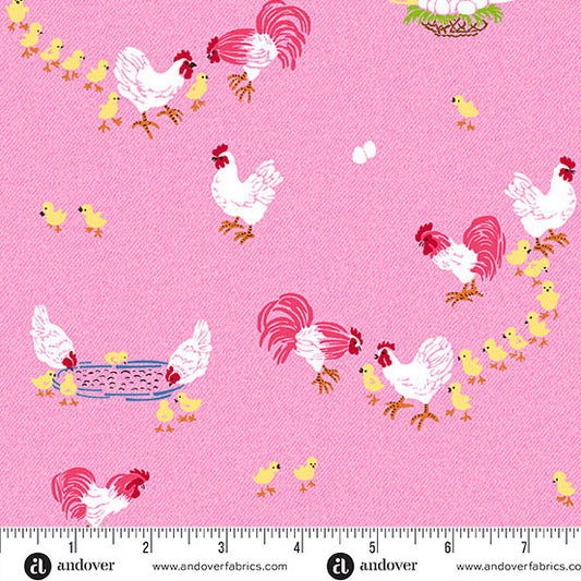 PREORDER - Andover - Charisma Horton - Our Simple Life - Chickens Little Chicks in a Row - A-10395-E - Ships August 2026