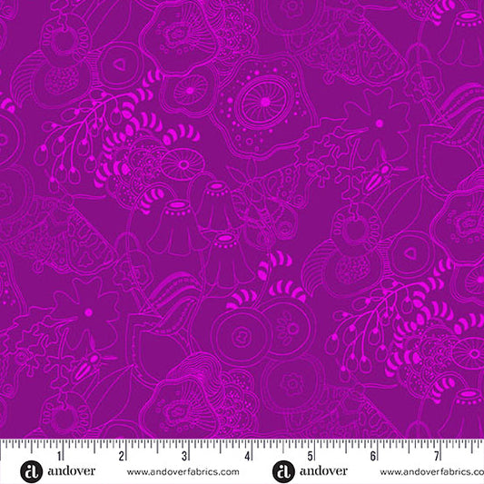 PREORDER - Andover - Alison Glass - Color Camp Bloom - Tangle - A-10420-P - Ships September 2026
