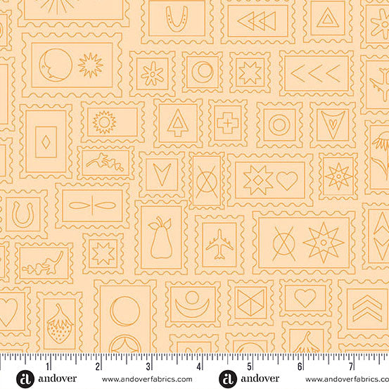 PREORDER - Andover - Alison Glass - Color Camp Sun - Postcard - A-10424-O - Ships September 2026