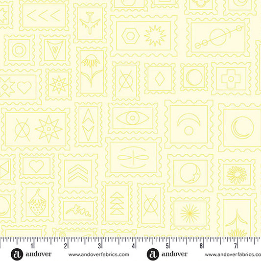 PREORDER - Andover - Alison Glass - Color Camp Grove - Postcard - A-10424-Y - Ships August 2026