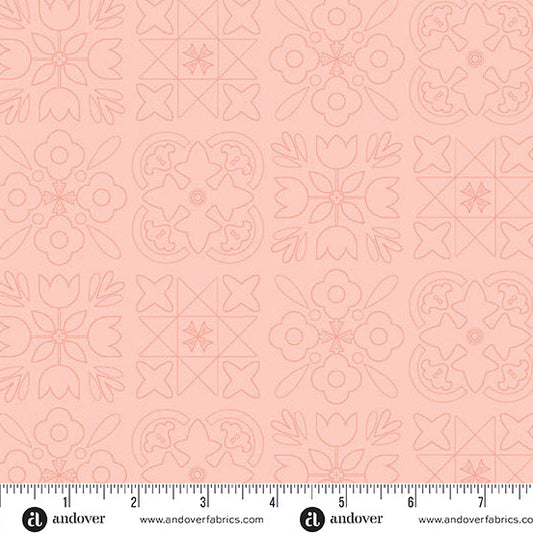 PREORDER - Andover - Alison Glass - Color Camp Sun - Bandana - A-10428-LE - Ships September 2026