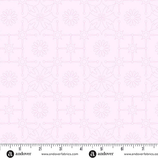 PREORDER - Andover - Alison Glass - Color Camp Bloom - Leatherwork - A-10429-LE - Ships September 2026